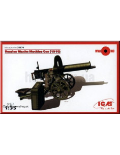 Russian Maxim Machine Gun,1910
