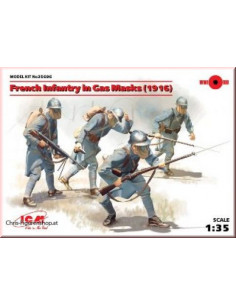 French Infantry in Gas...