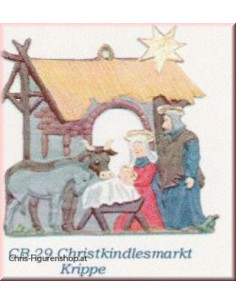 Weihnachtskrippe (unbemalt)