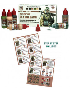 Pea Dot Camo 6 x 17 ml
