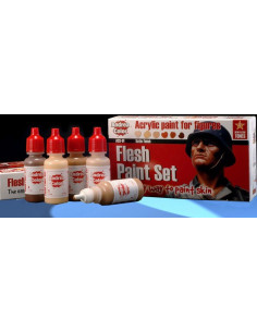 Flesh Paint Set 6x17ml