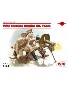 WW1 Russian Maxim MG Team