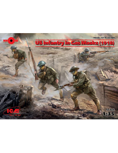 US Infantry with Gas Masks...