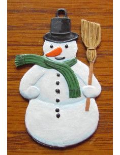 Schneemann (bemalt)