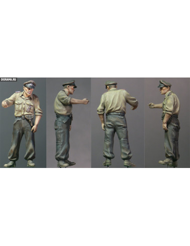 Deutsche Panzerbesatzung bei der...