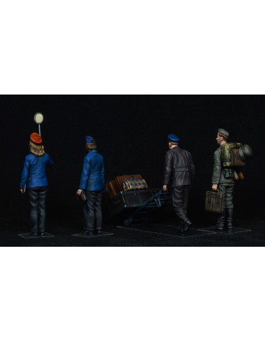 German Train Station Staff 1930-40s