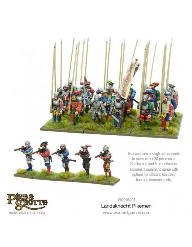 Landsknechts Pikemen (plastic boxset)