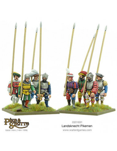 Landsknechts Pikemen (Plastikboxset)