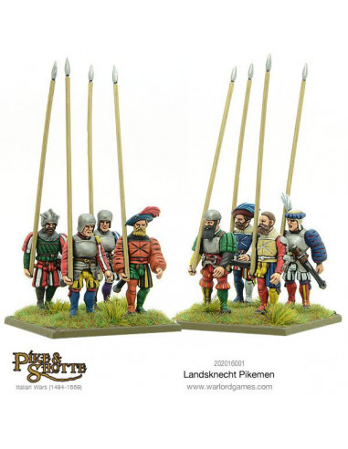 Landsknechts Pikemen (Plastikboxset)