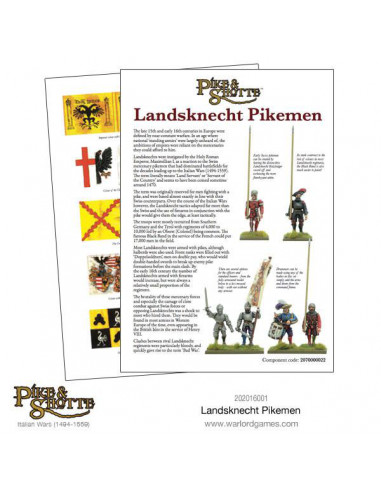 Landsknechts Pikemen (Plastikboxset)