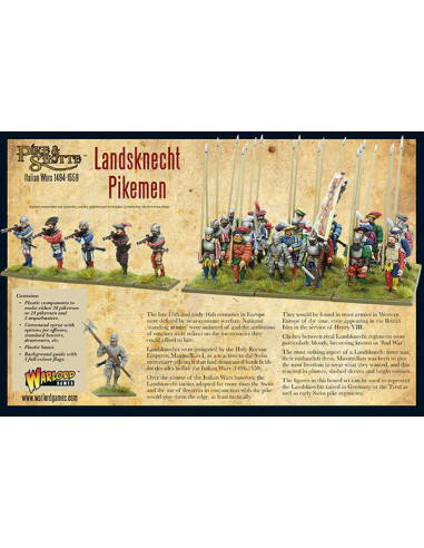Landsknechts Pikemen (plastic boxset)