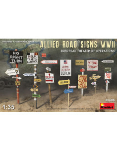 Allied Road Signs WWII,...