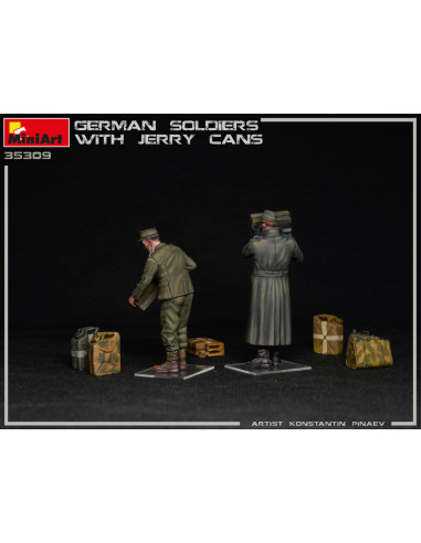 German Soldiers with Jerry Cans