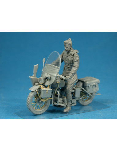 U.S. MP with Motorcycle