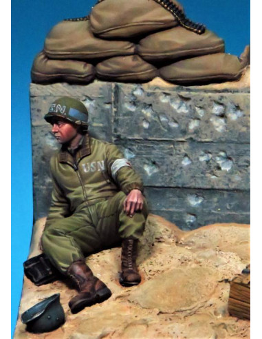 US Navy Sanitäter  1, WW II Normandie...