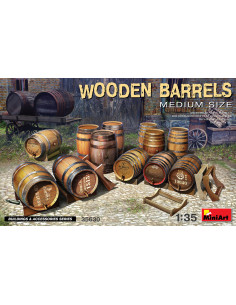 Wooden Barrels. Medium Size