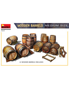 Wooden Barrels. Medium Size 2