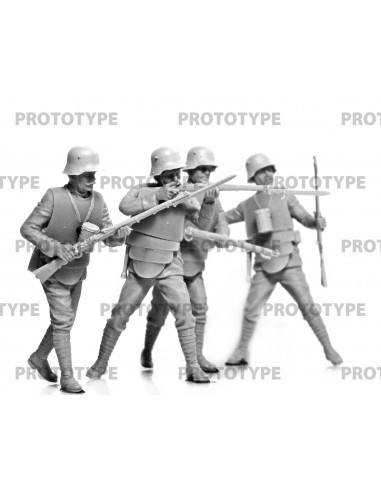 WW1 German Infantry in armor