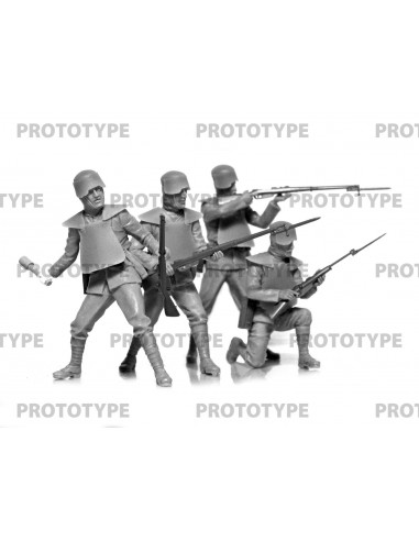 WW1 Italian Infantry in armor