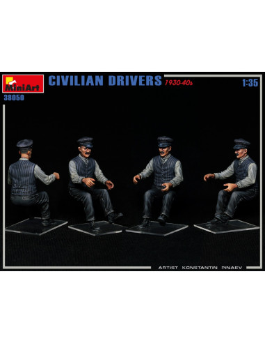 Civilian Drivers 1930-40s, 1/35