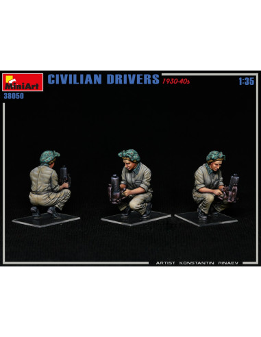 Civilian Drivers 1930-40s, 1/35