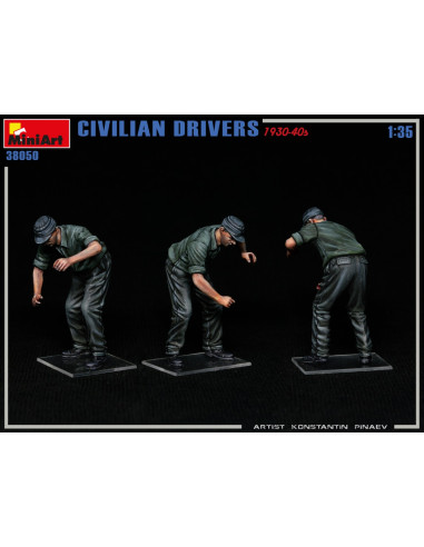 Civilian Drivers 1930-40s, 1/35