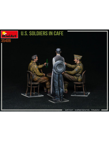 U.S. Soldaten im Kaffee, 1/35
