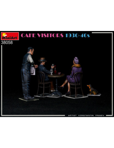 Kaffeebesucher 1930-40er, 1/35