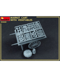 Market Cart with Vegetables 2
