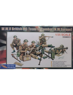 WWII British MG Team in...