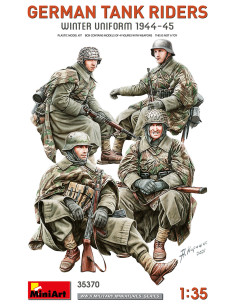 GERMAN TANK RIDERS. WINTER...