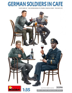 German Soldiers in Cafe