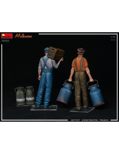 Milkmen with accessories