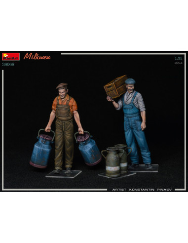Milkmen with accessories