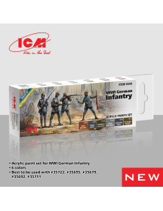 Acrylic paint set for WWI...