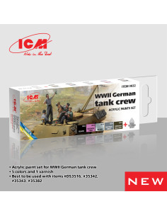 Acrylic paint set for WWII...