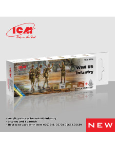 Acrylic paint set for WWI...