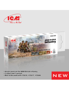 Acrylic paint set for WWII...