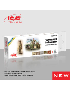Acrylic paint set for US...