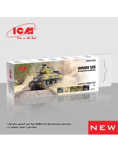 Acrylic paint set for WWII...