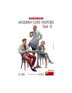 Modern Cafe Visitors, Set 2