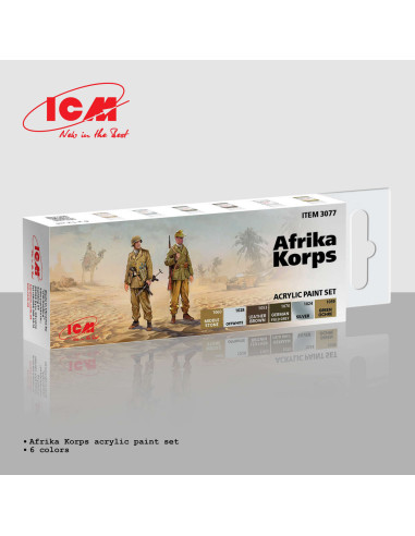 Acrylfarben Set für Afrika Korps