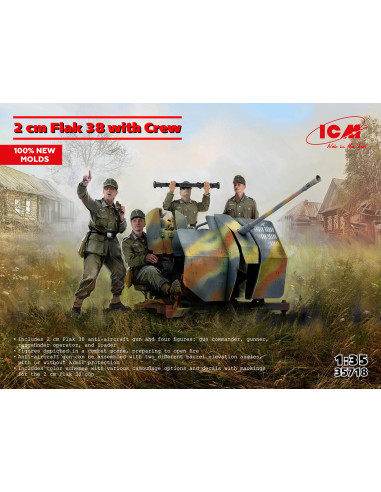 Flak 38 mit Mannschaft