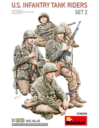 U.S. Infanterie Tank Riders. Set 2