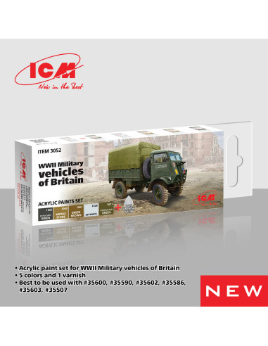 Acrylfarben Set für WKII Britische...