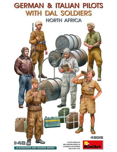 Deutsche und italienische Piloten mit...