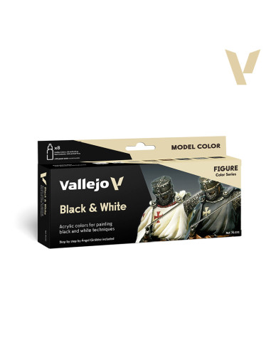 Model Color Set Black and White