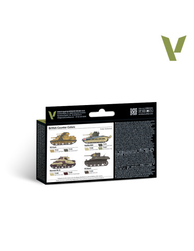 Model Air Set British Caunter Colors