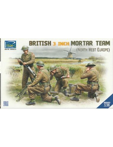 Britisches 3 Zoll Mörser Team (Nord...
