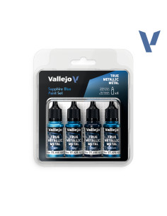 Sapphire Blue Paint Set